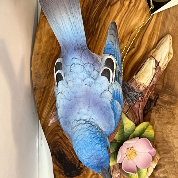 Andrea by Sadek Bird Figurine Bluebird - New With Tag - Made In Japan - Ceramic - Picture 8 of 16